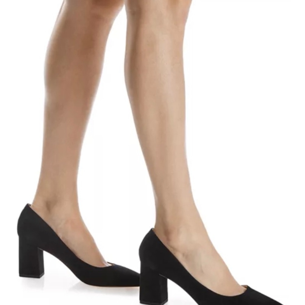 Marc Fisher Zala Block Heels in Canary Yellow - Picture 3 of 15